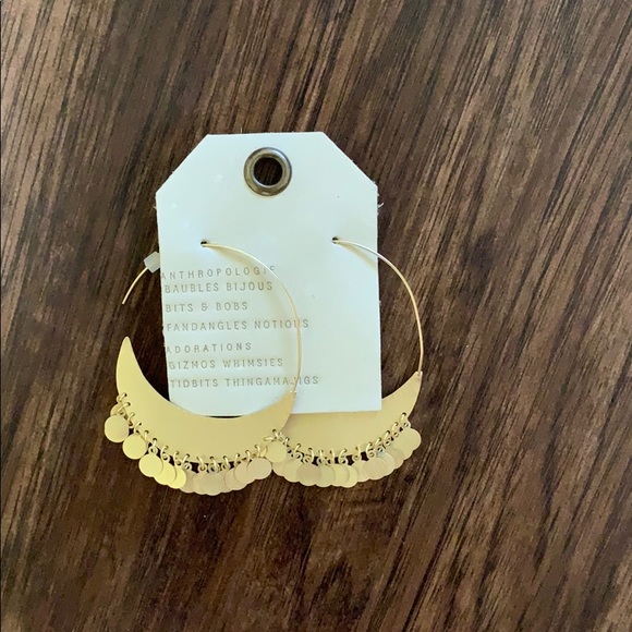 Anthropologie cara coin hoop earring - Picture 7 of 8